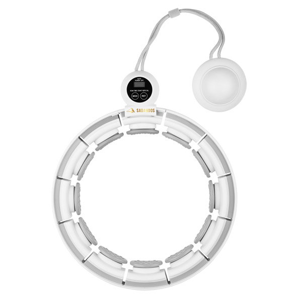 Amazon-Hauptbild: Smart Hula Hoop freigestellt auf reinem Weiß, Produkt füllt rund 85 Prozent des Bildes
